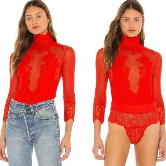 HAH x Free People Take HAH Bow Bodysuit - Picture 2 of 7